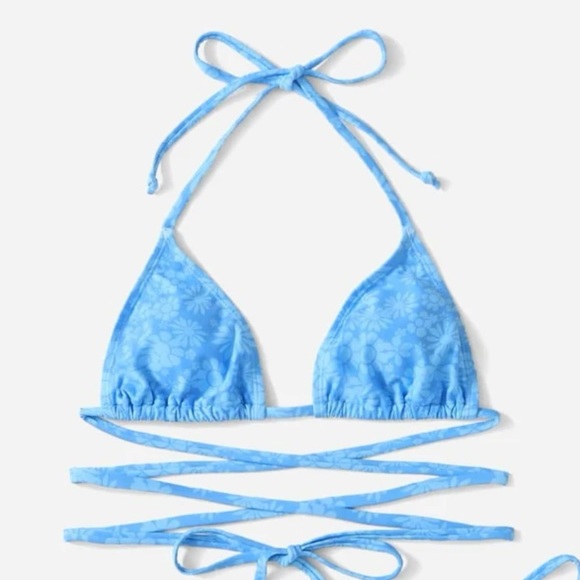 Blue floral bikini, size XS - SHEIN - Picture 3 of 5